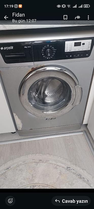 Sağlamlıq və gözəllik: Arçelik paltaryuyan maşın - Yükləmə: 8 kq - Enerji sinfi: A+ - Ön — 1