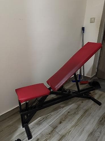 Tənzimlənən trenajor skamyası - Çoxfunksiyalı dizayn: düz, meyilli — 1