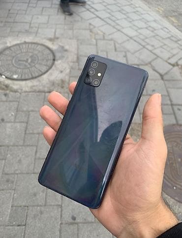 samsung a 53: Samsung Galaxy A51, 64 GB, rəng - Mavi, İki sim kartlı — 4