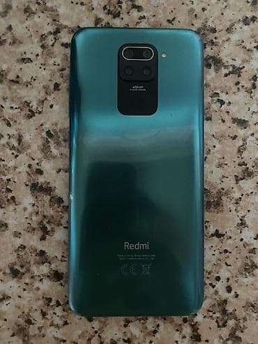 4 sim: Redmi Note 9, 128 GB, rəng - Yaşıl, Barmaq izi — 1