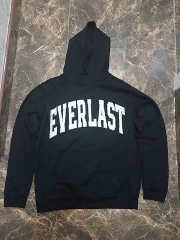 qaqa geyimi: Мужская толстовка, Everlast, L, цвет - Черный — 1