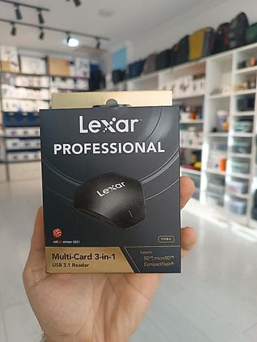 type c adapter: Lexar Proffesional Multi Card 3-in-1 USB 3.1 Reader — 1
