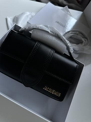 Payalniklər, lehim aparatları: Jacquemus 20sm çiyin çanta – qara rəng A klass. shekilde nece var ele — 1