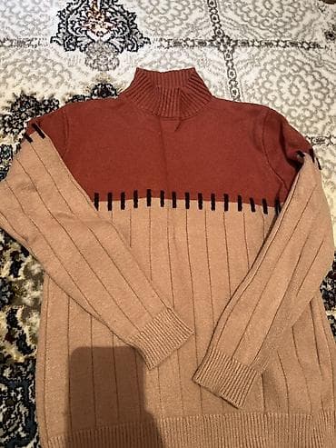 bakida ucuz geyimler: - Qadın sviteri - Model: qollu, uzunboğaz/yarım-balıqçı yaxalı - — 1