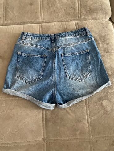 sort inəklər: Şort, Trendyolmilla, S, rəng - Göy — 2