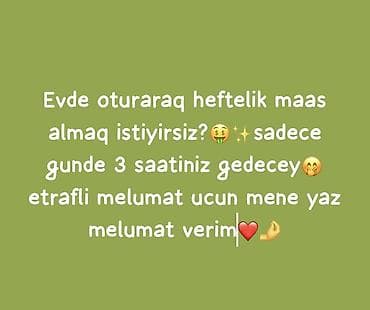 eczaci teleb olunur 2020: Salam iş xanimlara ait yalniz xanimlar narahat elesin✨❤️🙏 faberlik — 1