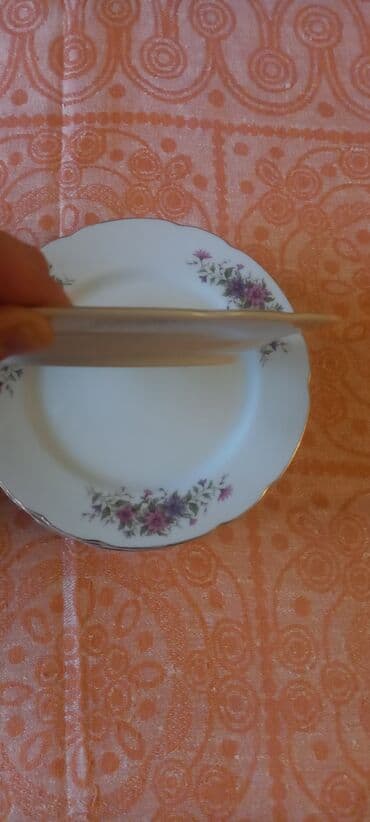 komi: Boşqablar, 6 ədədli dəst, rəng - Ağ, Farfor, Yaponiya — 3