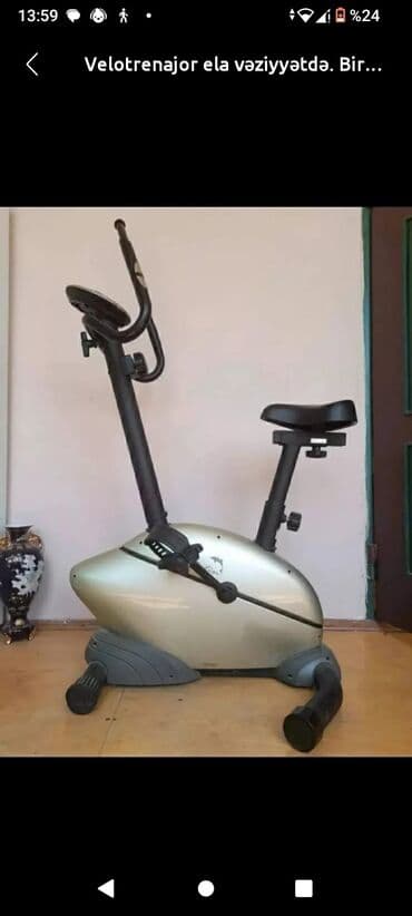 Giryalar: Velotrenajor ela vəziyyətdə. Bir çox velotrenajor Xizək Veloxizekler — 1