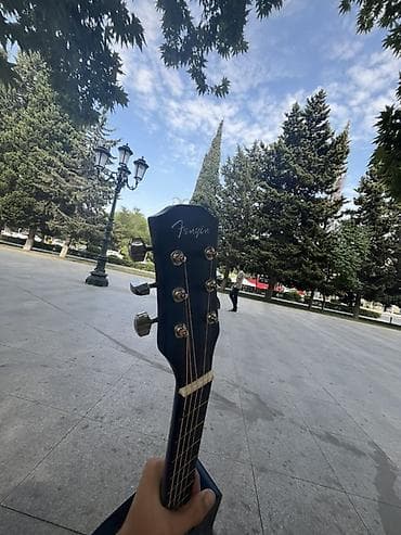 electro gitara: Amerikadan gətirmə Akustik gitara – Fenyin brendi - Korpus — 3