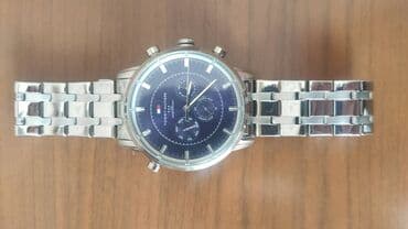 budilnik saat: İşlənmiş, Qol saatı, Tommy Hilfiger, rəng - Göy — 4