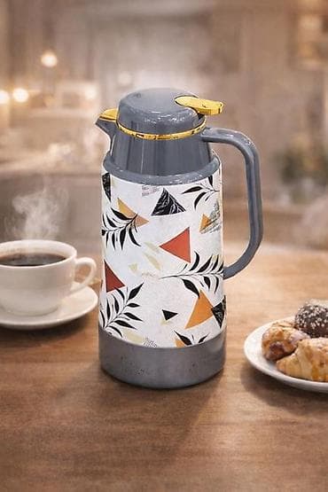 cay termosu: Çay dəsti, rəng - Gümüşü, Metal — 6