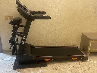 Спортивный инвентарь: Elektrik qaçış trenajoru – “Sports” brendi - Geniş qaçış səthi — 1