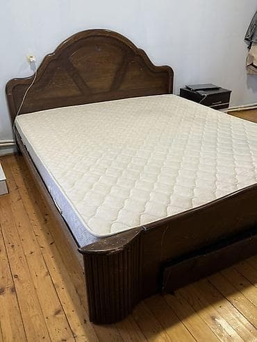 taxt ucun matras: İki nəfərlik taxt və matras Tam işləkdir sökülüb veriləcək ünvan — 1
