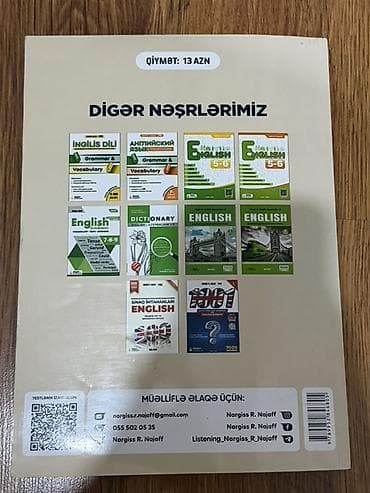 **English 250 – Sınaq toplusu** Buraxılış imtahanlarına hazırlaşanlar — 2