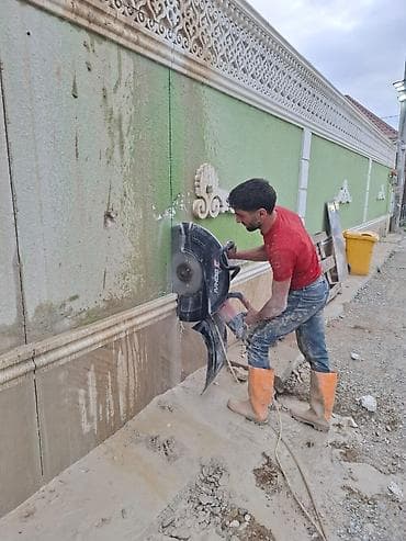 fasad panel: Beton kəsimi və deşmə xidməti - Armaturlu beton, monolit, daş və bərk — 1
