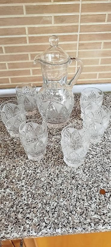 Asia: Цвет - Белый, Хрусталь, 1, 1,5 л, СССР — 1