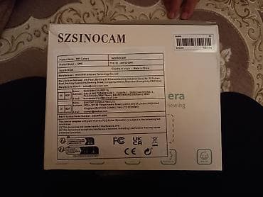 nezaret kamera: SZSINOCAM WiFi Smart Camera – 360° döner təhlükəsizlik kamerasi - — 5