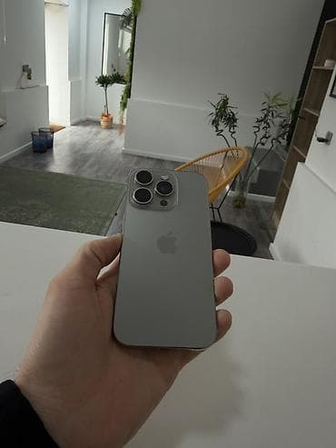 iphone 20: IPhone 16 Pro, 256 GB, Gümüşü, Simsiz şarj — 2