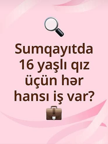 duymə tikən: Iş axtarıram — 1