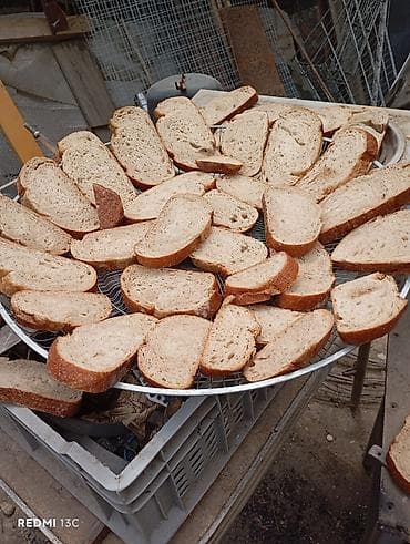 un kisəsi: 10 kg Qurudulmuş çörək dilimləri Təsvir: - Təbii şəkildə dilimlənmiş — 1