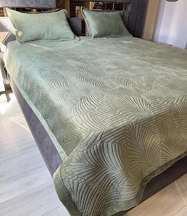 Yataq üçün Yeni rəng - Yaşıl Yataq örtüyü, Pulsuz çatdırılma, Rayonlara çatdırılma