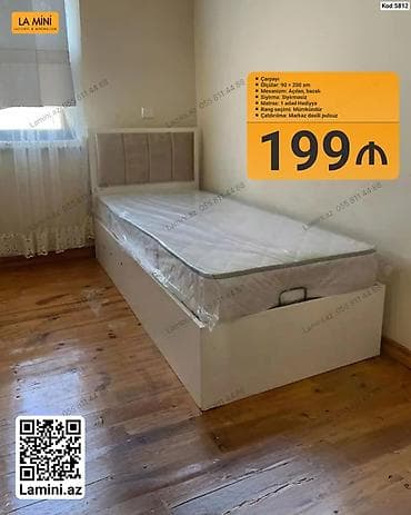 Çarpayı – La Mini (Kod: 5812) - Ölçü: 90 × 200 sm - Mexanizm: Açılan — 1