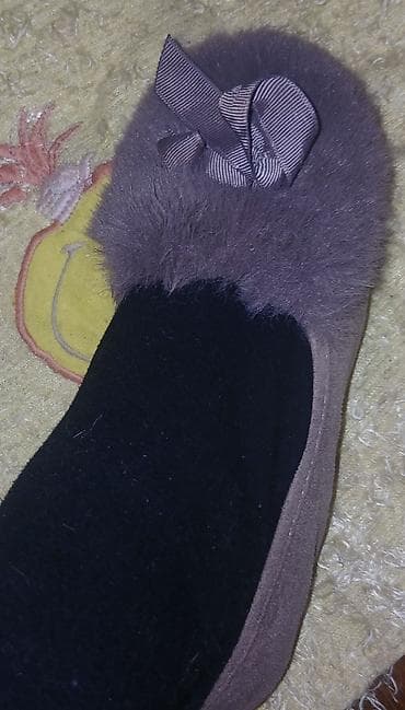 ayaqq: Rahat qadin ayagbisi.12.manata satilir - Rəng: tünd boz (xəz — 3
