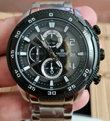 idman saatı: Yeni, Qol saatı, NaviForce, rəng - Qara — 5