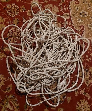 sapa: Elastik iplər dəsti - Material: parça örtüklü elastik (bungee) rezin — 1
