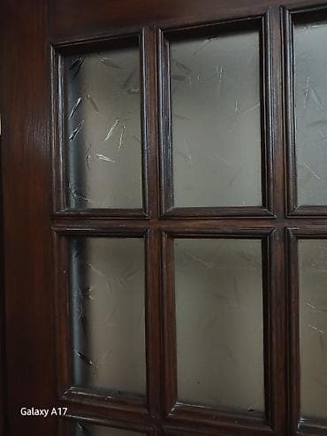 suse qapi: Taxta interyer qapıları dəsti - Material: bərk ağac (tünd qəhvəyi — 2