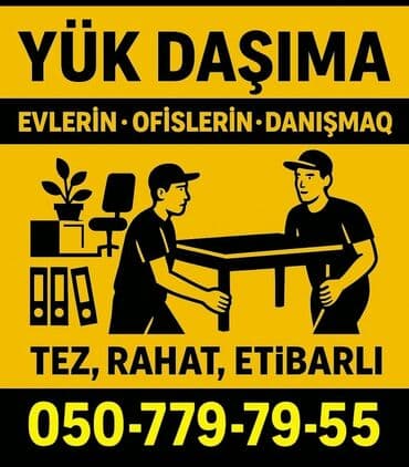 Yük daşima fəhlə xidməti mebel ustası var👍 evlərin ofislərin