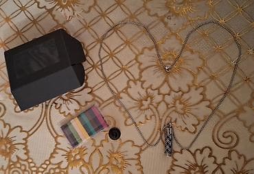 Бижутерия: Aroma diffuzorlu boyunbağı dəsti Məhsulun tərkibi: - Paslanmayan — 1