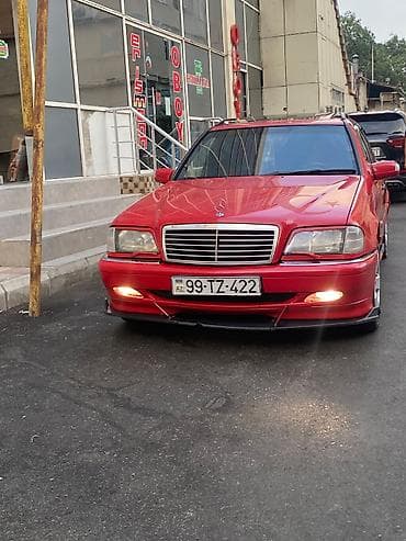 w202 zaslonka: Mercedes-Benz C-Class (W202) Universal/Wagon – qırmızı rəng — 2