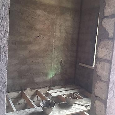 a frame ev tikintisi: 3 otaqlı, 75 kv. m, Kredit var, Təmirsiz — 4