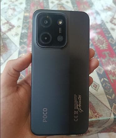 Poco C85, 128 GB, rəng - Qara, Barmaq izi