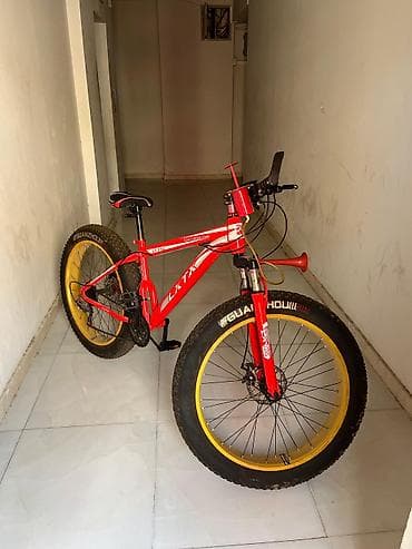 velosiped 24 ucuz: 26 liq az istifade olunub axrinci sari disqinin uzerine baxanda — 1