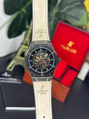 gumuş saat: Qol saatı, Hublot, rəng - Qara — 1