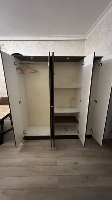 Açılan, 4 qapılı Düz dolab, Qarderob, paltar dolabı