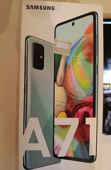 Samsung Galaxy A71, 128 GB, rəng - Mavi, İki sim kartlı