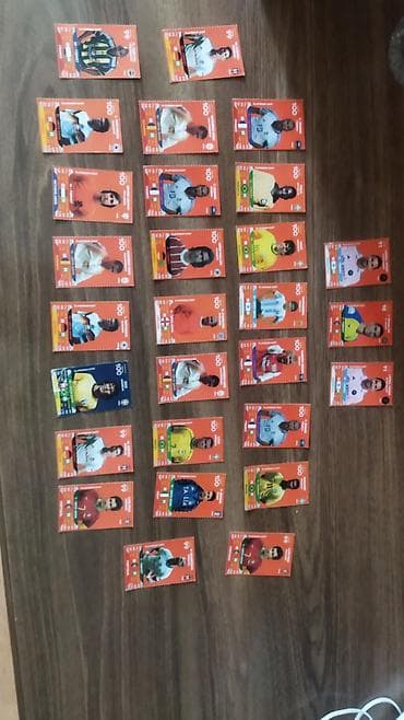 fact and figures: Məhsul: Futbolçu kolleksiya kartları dəsti (Platinum Kart seriyası) — 2