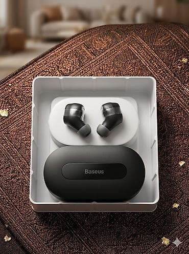 pioner dinamik: Yeni Simsiz (Bluetooth) Qulaqcıqlar, Baseus, rəng - Qara — 6