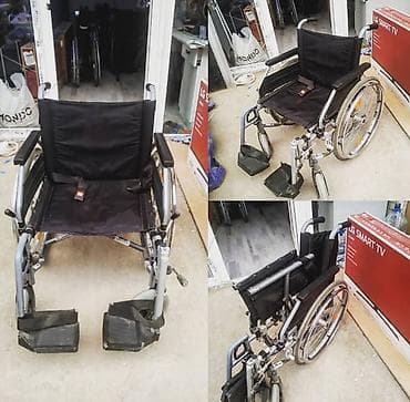 Инвалидные коляски: Mexanik əlil arabası - Çərçivə: möhkəm metal konstruksiya, yüngül və — 1