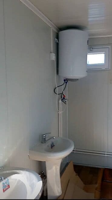 ucuz vaqon: 6.00x3.00m 6 gözlü WC Hamam Konteyneri ---Uzunluq: 7.00m ---En: 3.00m — 8