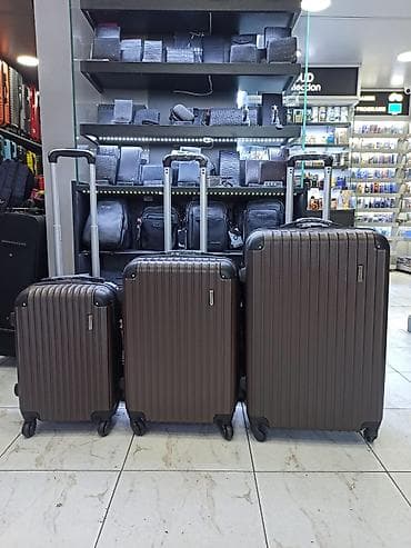 Sərt korpuslu səyahət çamadan dəsti – 3 ölçü - Korpus: yüngül və