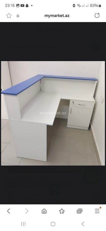 uşaq ucun yazı masası: Parta tek neferlik 50/60 sm 28 azn Parta iki neferlik 100/50 sm — 16