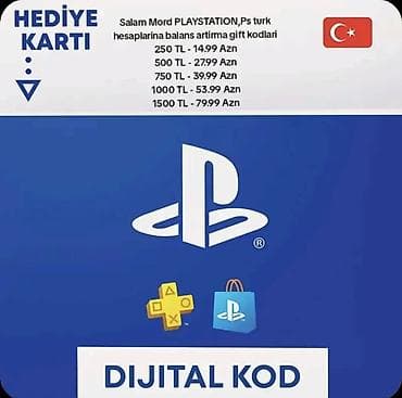 PLAYSTATION Türkiyə – rəqəmsal balans artımı üçün hədiyyə kartı