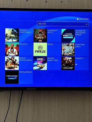 Видеоигры и приставки: PlayStation 4 (PS4) FAT konsolu – 1 TB (təxminən 861,4 GB istifadə — 4