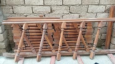 Pilləkən məhəccərləri: İşlənmiş Pilləkən məhəccəri, Taxta — 7