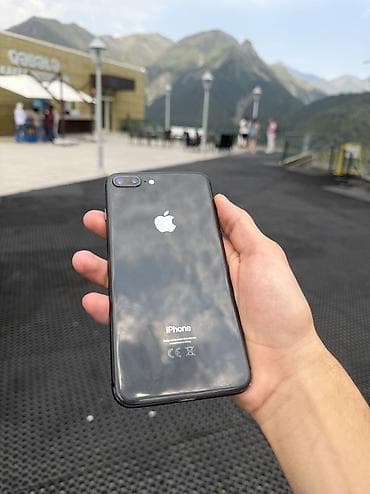 IPhone 8 Plus, Qara, Simsiz şarj lalafo.az -da IPhone 8 Plus, Qara, Simsiz şarj