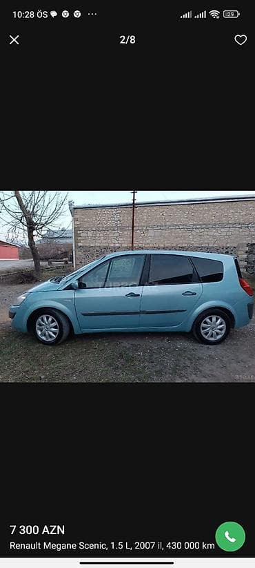 muhərrik velosipet: Renault Scenic: 1.9 l | 2007 il 360000 km Krossover — 9